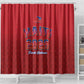 Afro-Haitians World Football 2026 Shower Curtain Haiti est de Retour Red Voodoo Veve Spirits - African Pride
