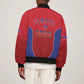 Afro-Haitians World Football 2026 Sleeve Zip Bomber Jacket Haiti est de Retour Red Voodoo Veve Spirits - African Pride