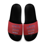 Afro-Haitians World Football 2026 Slide Sandals Haiti est de Retour Red Voodoo Veve Spirits
