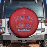Afro-Haitians World Football 2026 Spare Tire Cover Haiti est de Retour Red Voodoo Veve Spirits - African Pride
