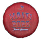 Afro-Haitians World Football 2026 Spare Tire Cover Haiti est de Retour Red Voodoo Veve Spirits - African Pride
