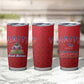 Afro-Haitians World Football 2026 Tumbler Cup Haiti est de Retour Red Voodoo Veve Spirits - African Pride