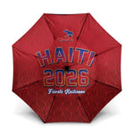 Afro-Haitians World Football 2026 Umbrella Haiti est de Retour Red Voodoo Veve Spirits