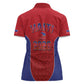 Afro-Haitians World Football 2026 Women Polo Shirt Haiti est de Retour Red Voodoo Veve Spirits - African Pride