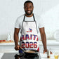 Afro-Haitians World Football 2026 Apron Haiti est de Retour White Voodoo Veve Spirits