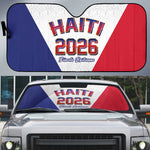 Afro-Haitians World Football 2026 Auto Sun Shade Haiti est de Retour White Voodoo Veve Spirits