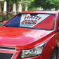 Afro-Haitians World Football 2026 Auto Sun Shade Haiti est de Retour White Voodoo Veve Spirits