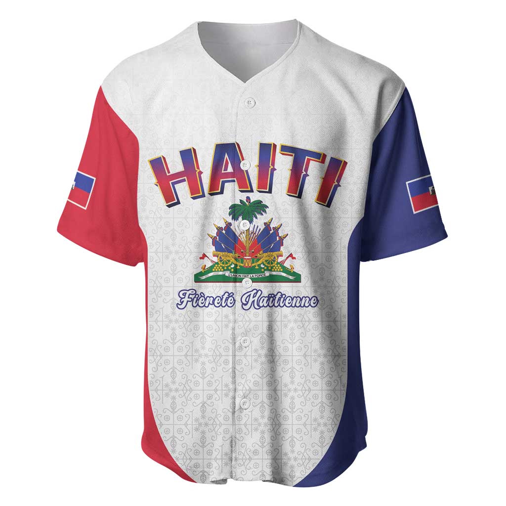 Afro-Haitians World Football 2026 Baseball Jersey Haiti est de Retour White Voodoo Veve Spirits LT9