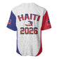 Afro-Haitians World Football 2026 Baseball Jersey Haiti est de Retour White Voodoo Veve Spirits LT9