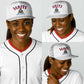 Afro-Haitians World Football 2026 Baseball Net Cap Haiti est de Retour White Voodoo Veve Spirits - African Pride