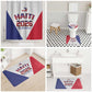 Afro-Haitians World Football 2026 Bathroom Set Haiti est de Retour White Voodoo Veve Spirits