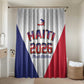 Afro-Haitians World Football 2026 Bathroom Set Haiti est de Retour White Voodoo Veve Spirits