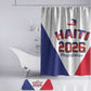 Afro-Haitians World Football 2026 Bathroom Set Haiti est de Retour White Voodoo Veve Spirits
