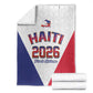 Afro-Haitians World Football 2026 Blanket Haiti est de Retour White Voodoo Veve Spirits - African Pride
