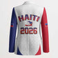 Afro-Haitians World Football 2026 Blazer Haiti est de Retour White Voodoo Veve Spirits
