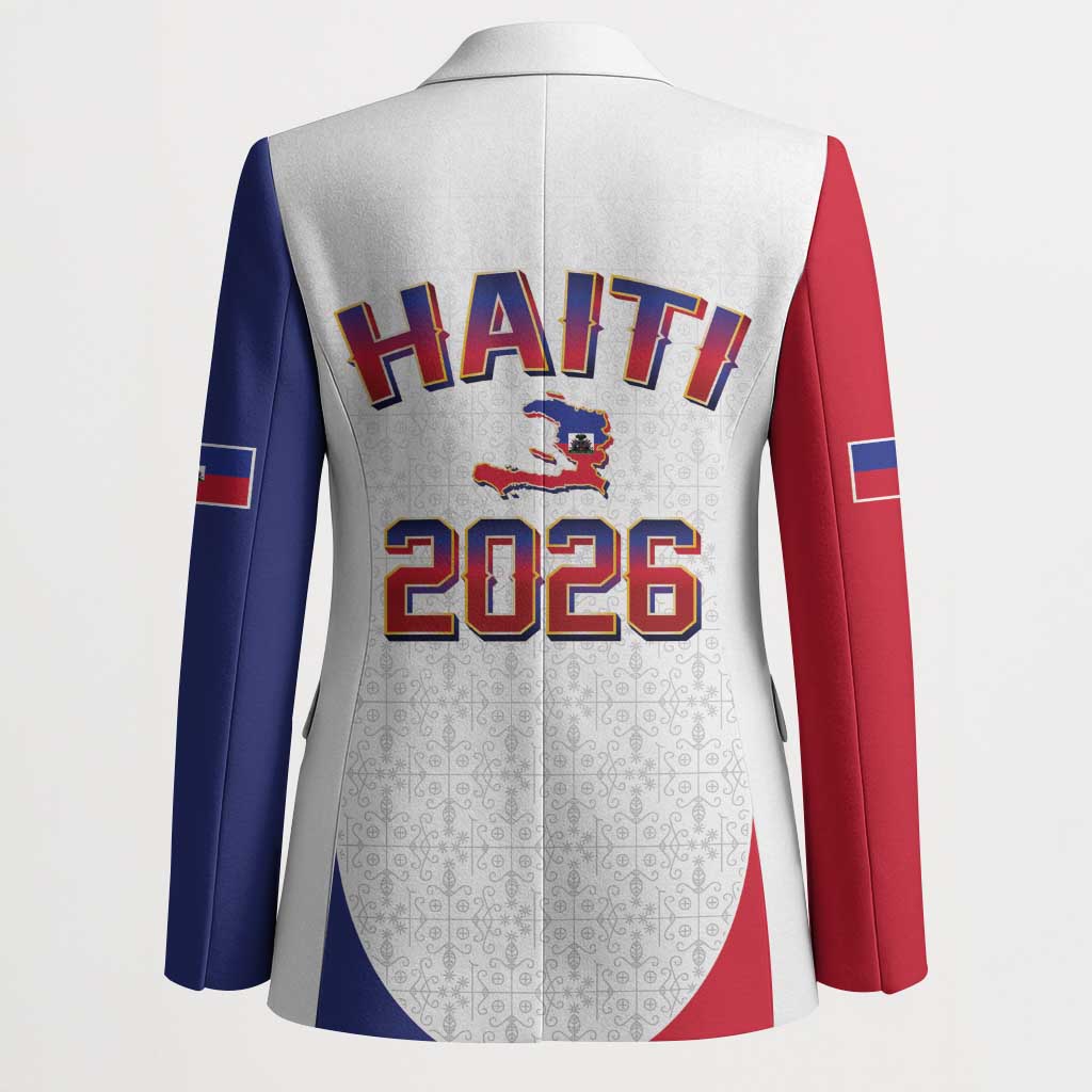 Afro-Haitians World Football 2026 Blazer Haiti est de Retour White Voodoo Veve Spirits