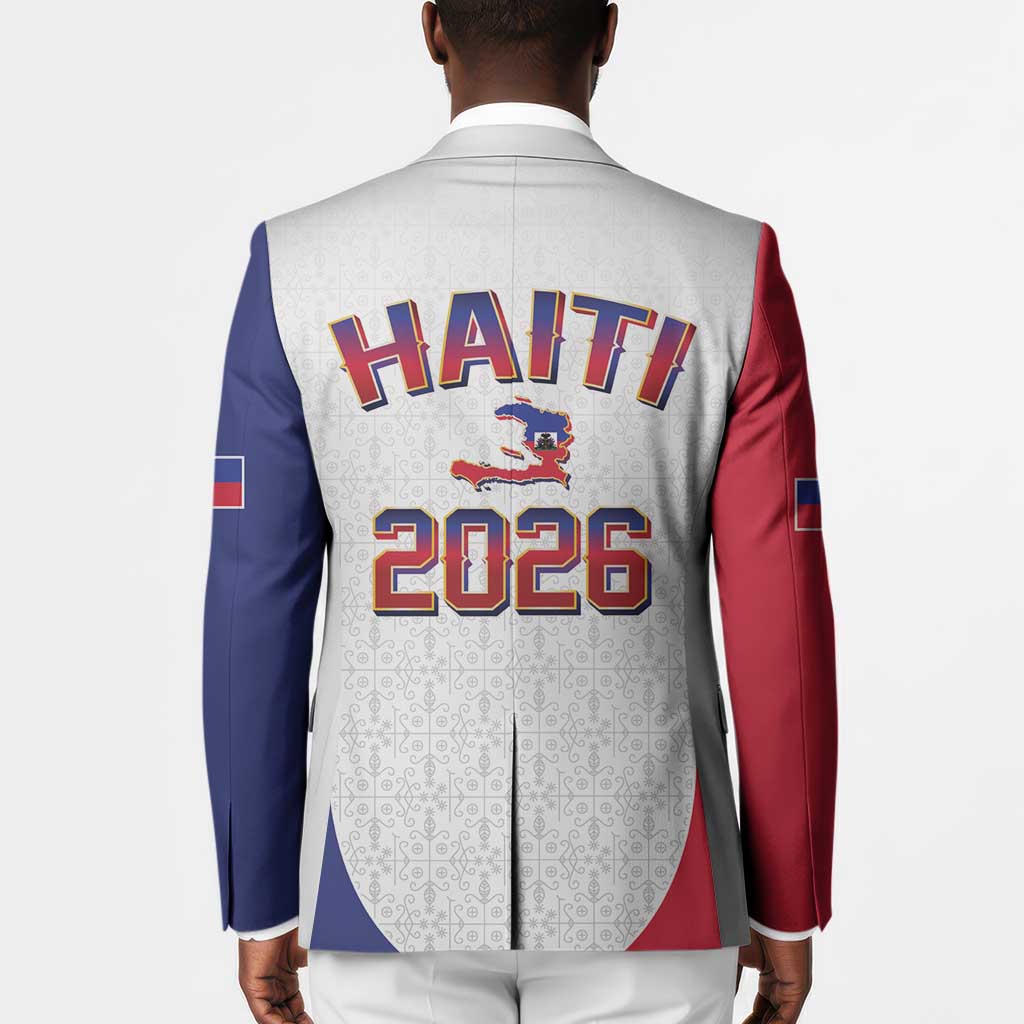 Afro-Haitians World Football 2026 Blazer Haiti est de Retour White Voodoo Veve Spirits