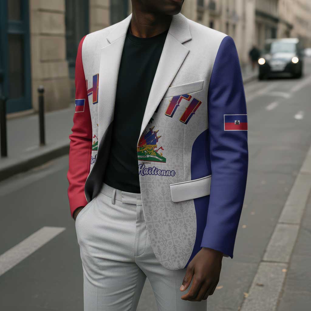 Afro-Haitians World Football 2026 Blazer Haiti est de Retour White Voodoo Veve Spirits