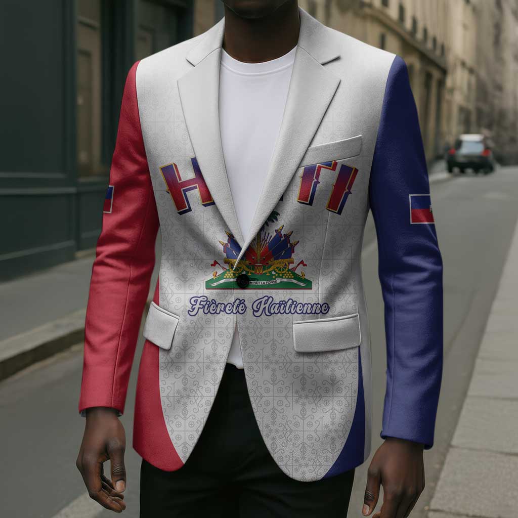 Afro-Haitians World Football 2026 Blazer Haiti est de Retour White Voodoo Veve Spirits