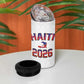 Afro-Haitians World Football 2026 4 in 1 Can Cooler Tumbler Haiti est de Retour White Voodoo Veve Spirits - African Pride