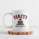 Afro-Haitians World Football 2026 Ceramic Mug Haiti est de Retour White Voodoo Veve Spirits