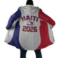 Afro-Haitians World Football 2026 Cloak Haiti est de Retour White Voodoo Veve Spirits