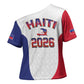 Afro-Haitians World Football 2026 Cross Shoulder Shirt Haiti est de Retour White Voodoo Veve Spirits
