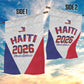 Afro-Haitians World Football 2026 Garden Flag Haiti est de Retour White Voodoo Veve Spirits - African Pride