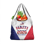 Afro-Haitians World Football 2026 Grocery Bag Haiti est de Retour White Voodoo Veve Spirits - African Pride