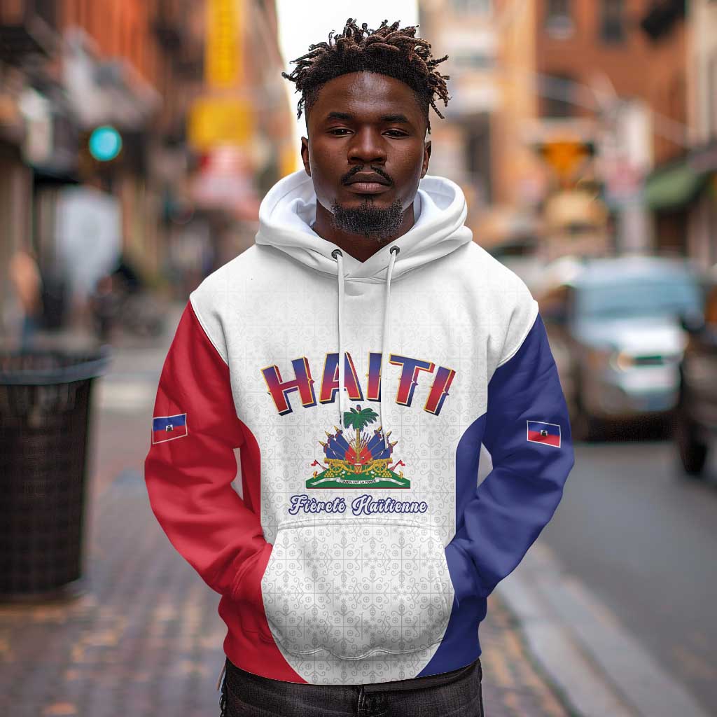 Afro-Haitians World Football 2026 Hoodie Haiti est de Retour White Voodoo Veve Spirits - African Pride
