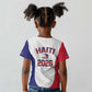 Afro-Haitians World Football 2026 Kid T shirt Haiti est de Retour White Voodoo Veve Spirits - African Pride
