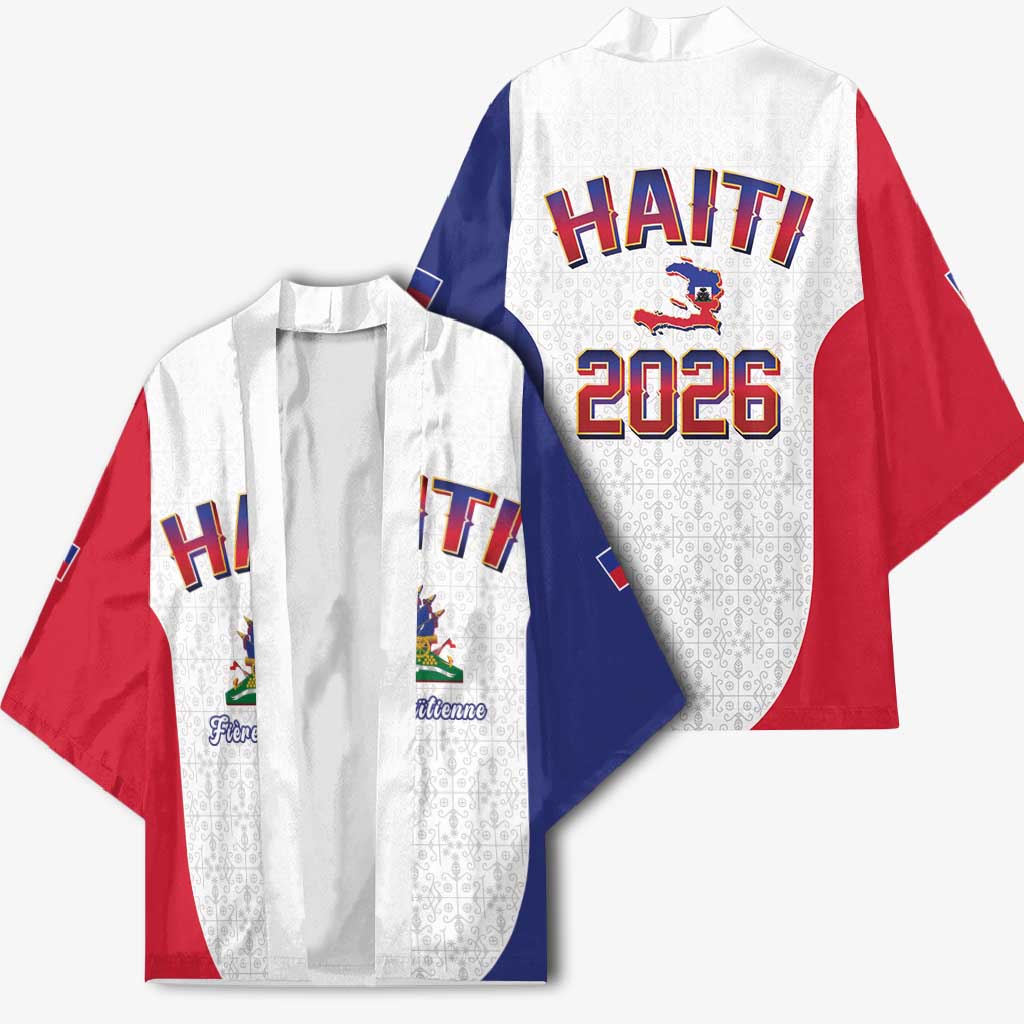 Afro-Haitians World Football 2026 Kimono Haiti est de Retour White Voodoo Veve Spirits