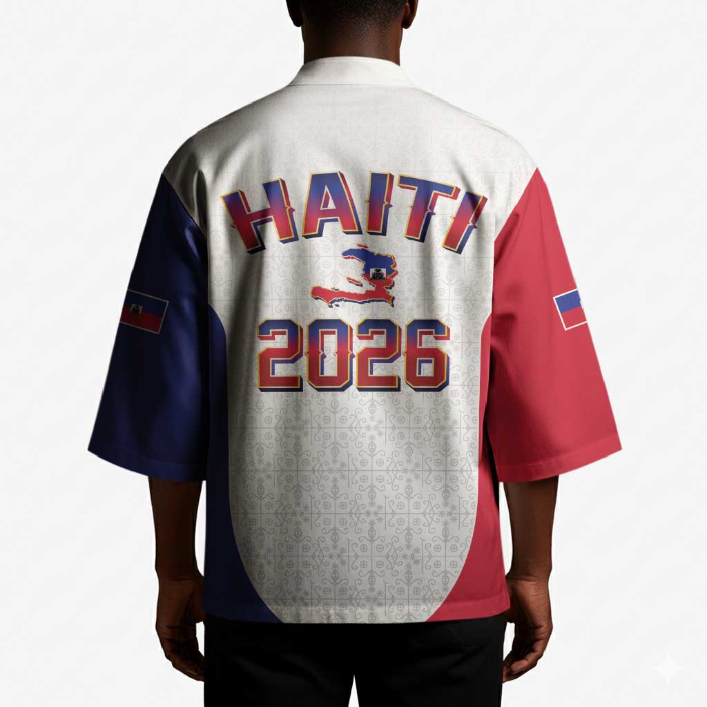 Afro-Haitians World Football 2026 Kimono Haiti est de Retour White Voodoo Veve Spirits