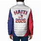 Afro-Haitians World Football 2026 Padded Jacket Haiti est de Retour White Voodoo Veve Spirits