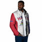 Afro-Haitians World Football 2026 Padded Jacket Haiti est de Retour White Voodoo Veve Spirits