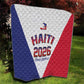 Afro-Haitians World Football 2026 Quilt Haiti est de Retour White Voodoo Veve Spirits - African Pride