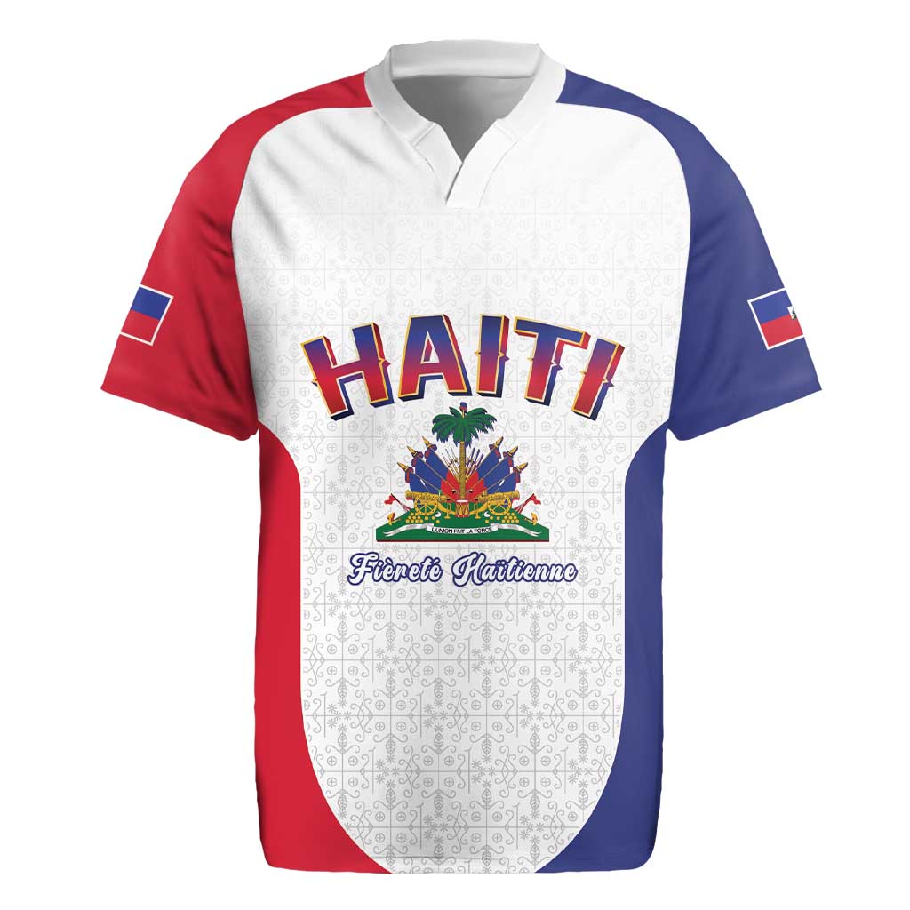 Afro-Haitians World Football 2026 Rugby Jersey Haiti est de Retour White Voodoo Veve Spirits LT9