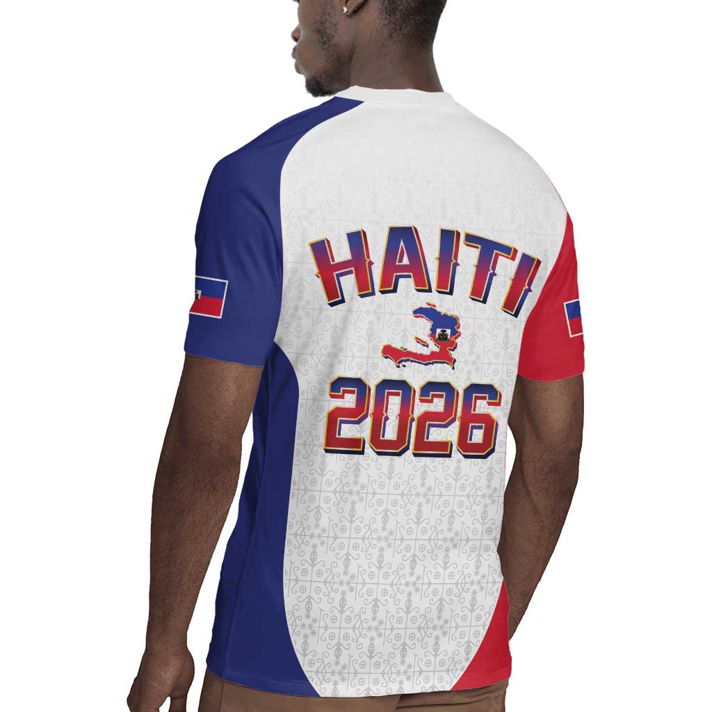 Afro-Haitians World Football 2026 Rugby Jersey Haiti est de Retour White Voodoo Veve Spirits LT9