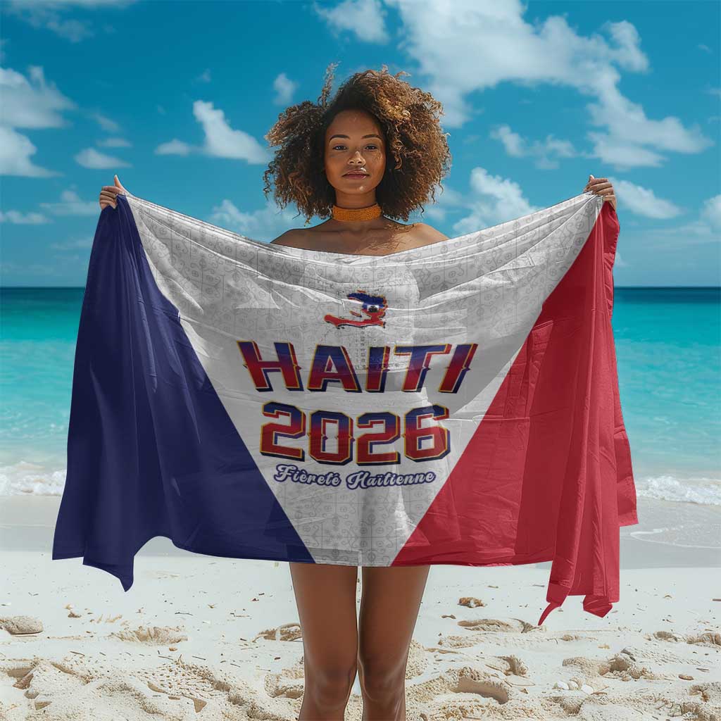 Afro-Haitians World Football 2026 Sarong Haiti est de Retour White Voodoo Veve Spirits - African Pride