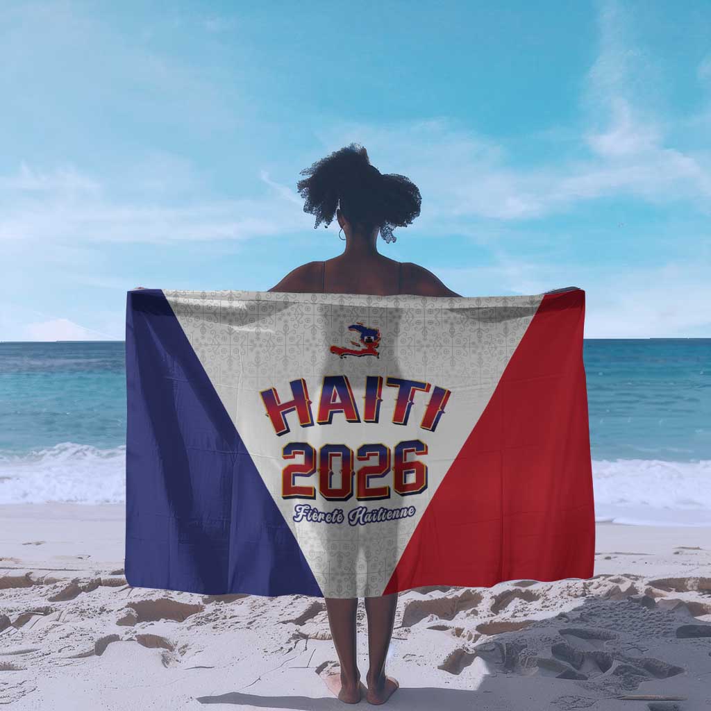 Afro-Haitians World Football 2026 Sarong Haiti est de Retour White Voodoo Veve Spirits - African Pride