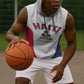 Afro-Haitians World Football 2026 Sleeveless Hoodie Haiti est de Retour White Voodoo Veve Spirits - African Pride