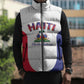 Afro-Haitians World Football 2026 Sleeveless Puffer Jacket Haiti est de Retour White Voodoo Veve Spirits