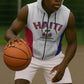 Afro-Haitians World Football 2026 Sleeveless Zip Hoodie Haiti est de Retour White Voodoo Veve Spirits - African Pride