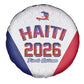 Afro-Haitians World Football 2026 Spare Tire Cover Haiti est de Retour White Voodoo Veve Spirits - African Pride