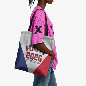 Afro-Haitians World Football 2026 Tote Bag Haiti est de Retour White Voodoo Veve Spirits