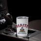 Afro-Haitians World Football 2026 Tumbler Cup Haiti est de Retour White Voodoo Veve Spirits - African Pride
