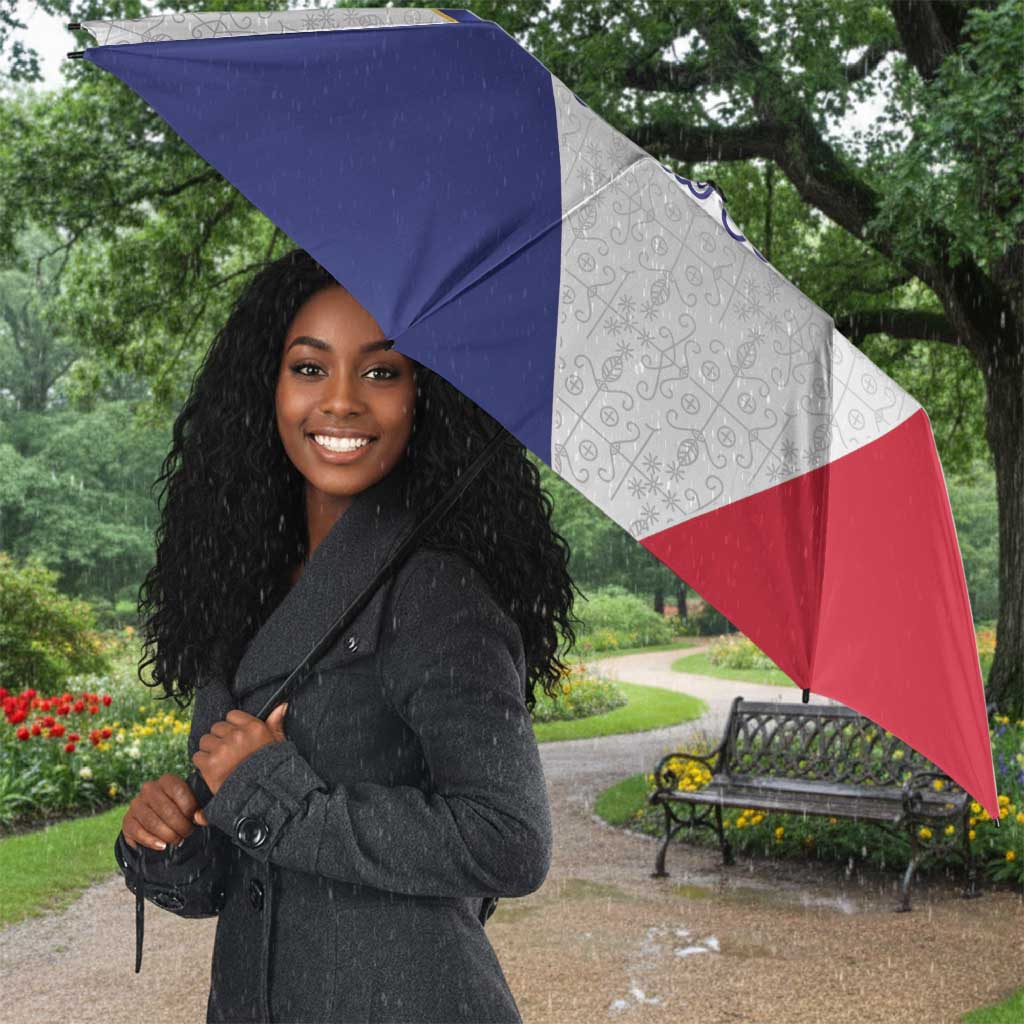 Afro-Haitians World Football 2026 Umbrella Haiti est de Retour White Voodoo Veve Spirits