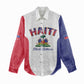 Afro-Haitians World Football 2026 Women Casual Shirt Haiti est de Retour White Voodoo Veve Spirits - African Pride