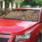 Africa Tiger Mix Dashiki Tribal Pattern Auto Sun Shade