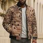 Africa Tiger Mix Dashiki Tribal Pattern Bomber Puffer Jacket